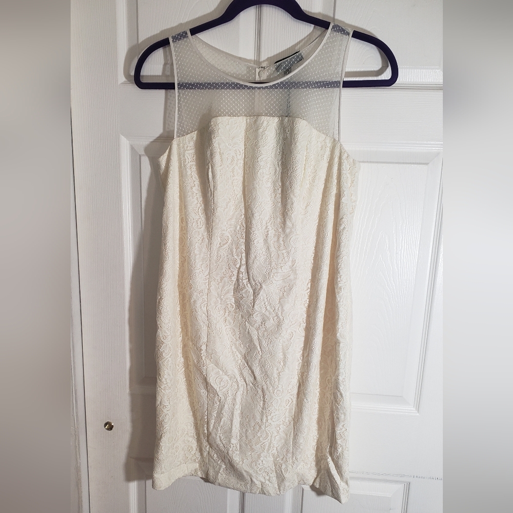 Lane Bryant Isabel Toledo 20 Cream Lace Dress Wedding Cocktail Prom NEW Plus Siz
